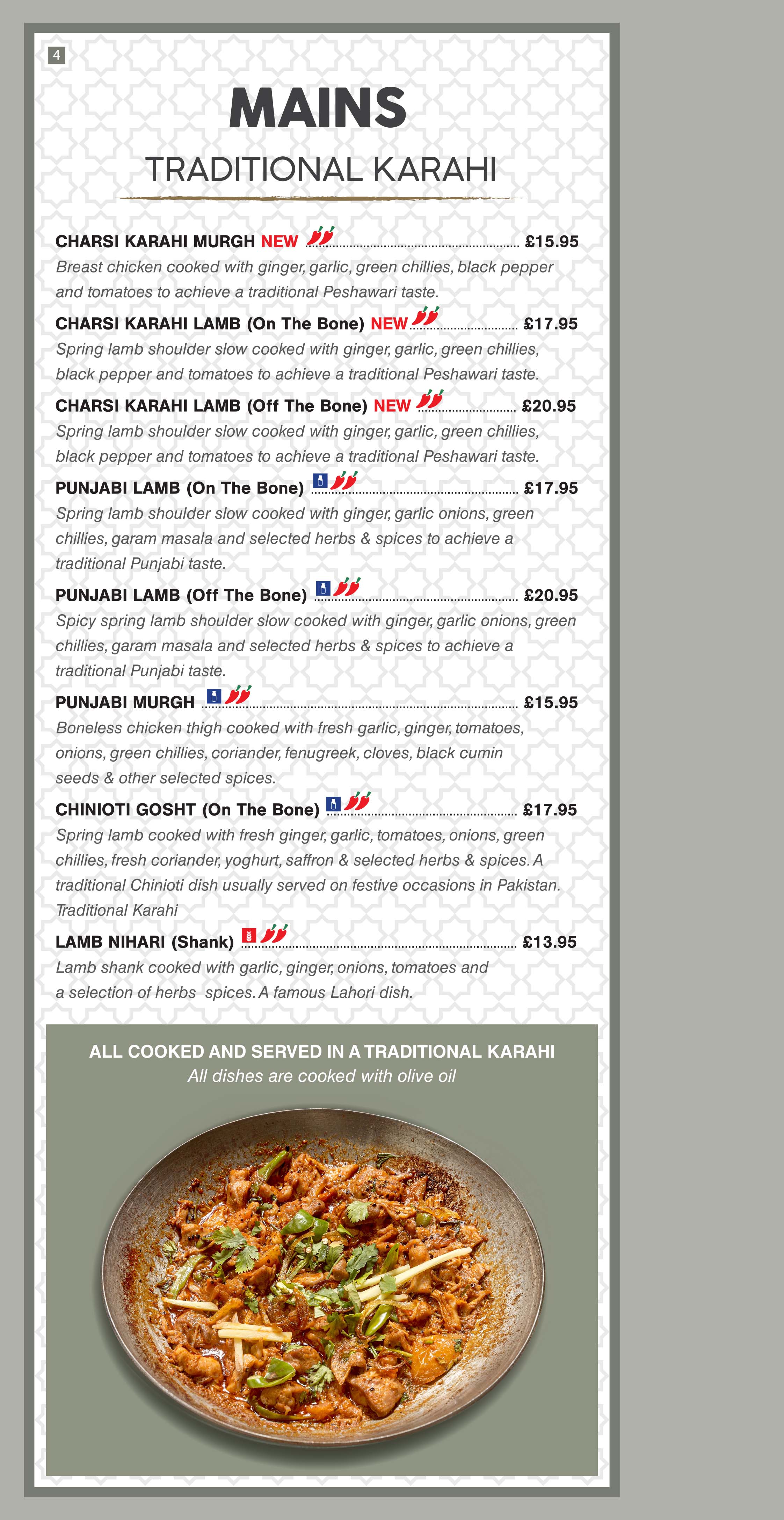 Kashmiri Aroma Food Menu Finest Kashmiri Cuisine, Ilkley, West